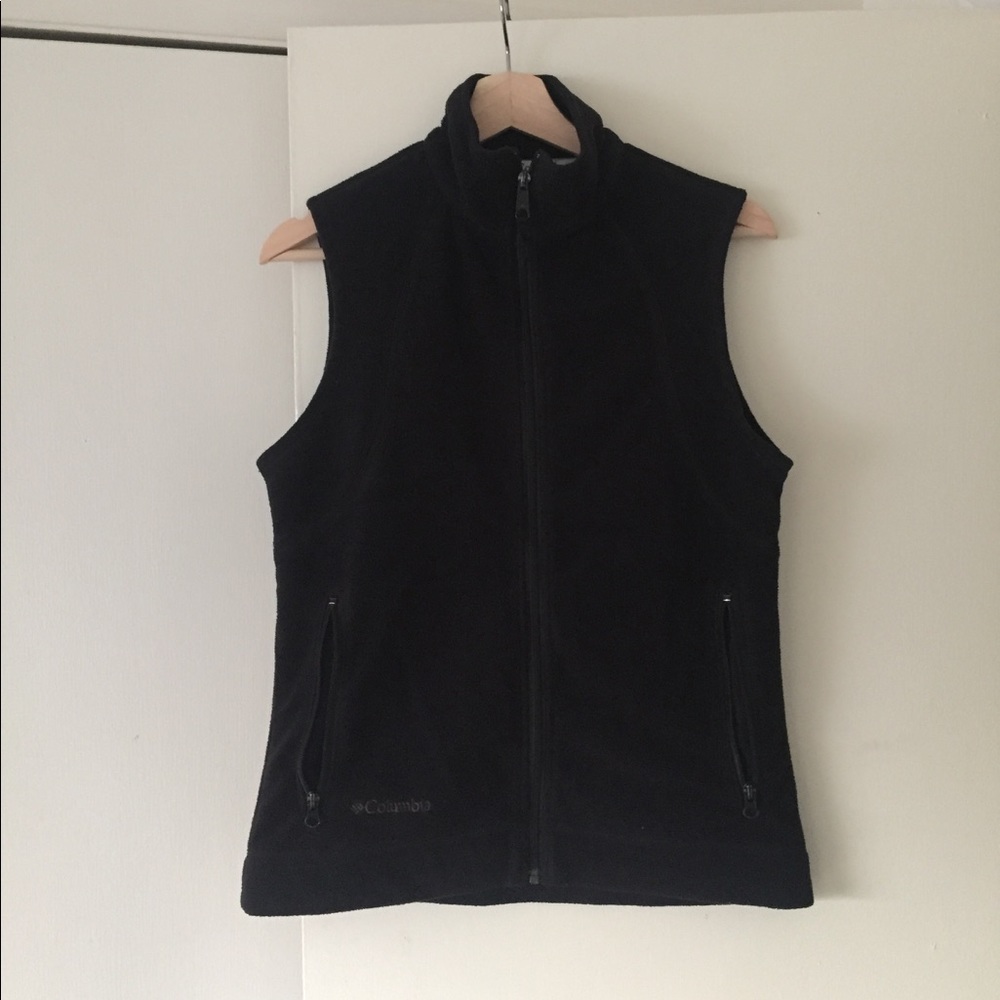 Columbia Black Fleece Vest